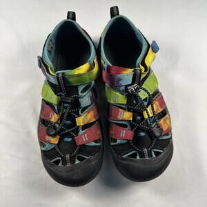 KEEN Rainbow Tie Dye Closed Toe Waterproof Hiking Sandals Size 5